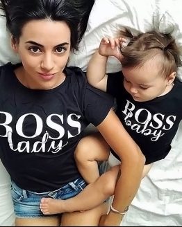 boss lady - boss baby póló szett