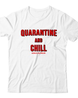 quarantine and chill - férfi póló